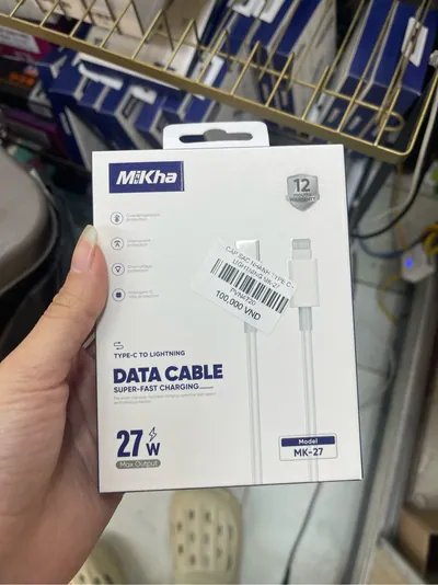Cáp Sạc Nhanh Mikha Type C - Lightning Mk-27