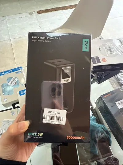 Sạc Dự Phòng Phantom P72 50000MAH 22.5W