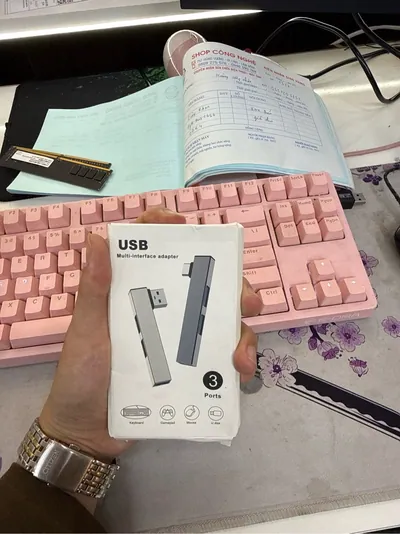 USB Hub Bộ Chia Khuỷu Tay Trong 1