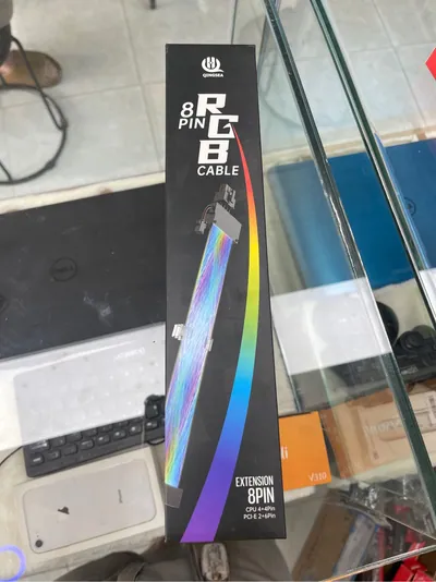 Cáp Nối Dài Dây Nguồn Qingsea LED RGB Dạng Lưới 8 Pin