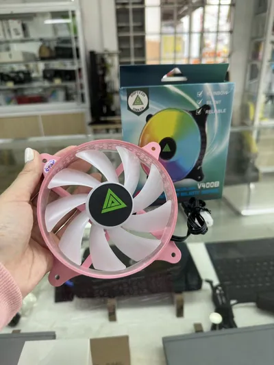 Fan LED Vsptech V400B LED ARGB (Pink)