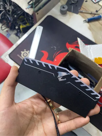 Tản Nhiệt RAM Aorus - LED Digital Sync