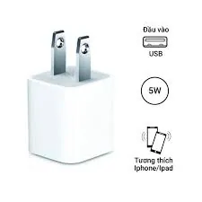 Adapter sạc USB 5W dùng cho iPhone/ipad