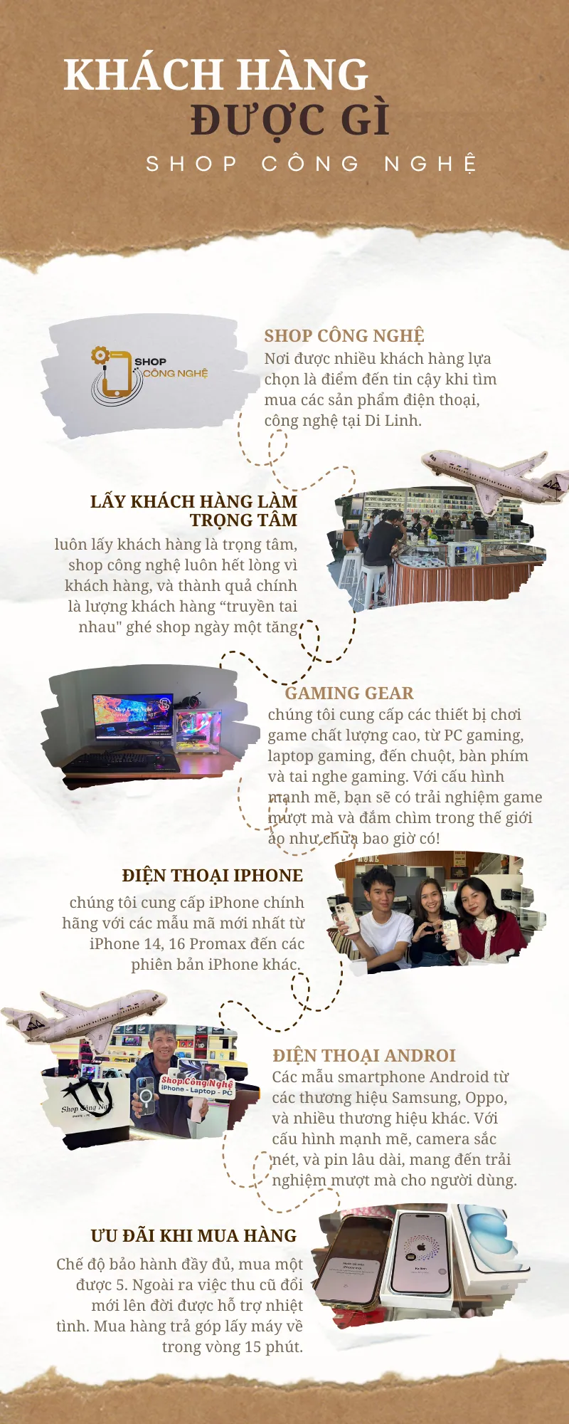 những lý do nên chọn shop công nghệ