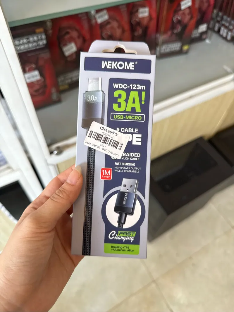 Cáp Sạc USB - Micro Wdc - 123