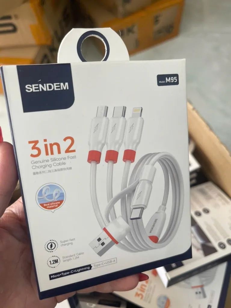 Cáp Sạc Điện Thoại Sendem M95 5IN1