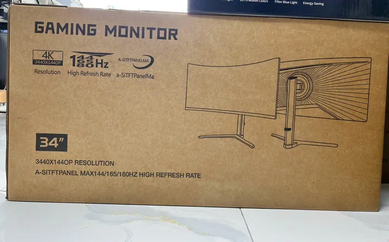 Màn Hình Yunsi Y340QB - 34 Inch Va - 4K - 180HZ Đen