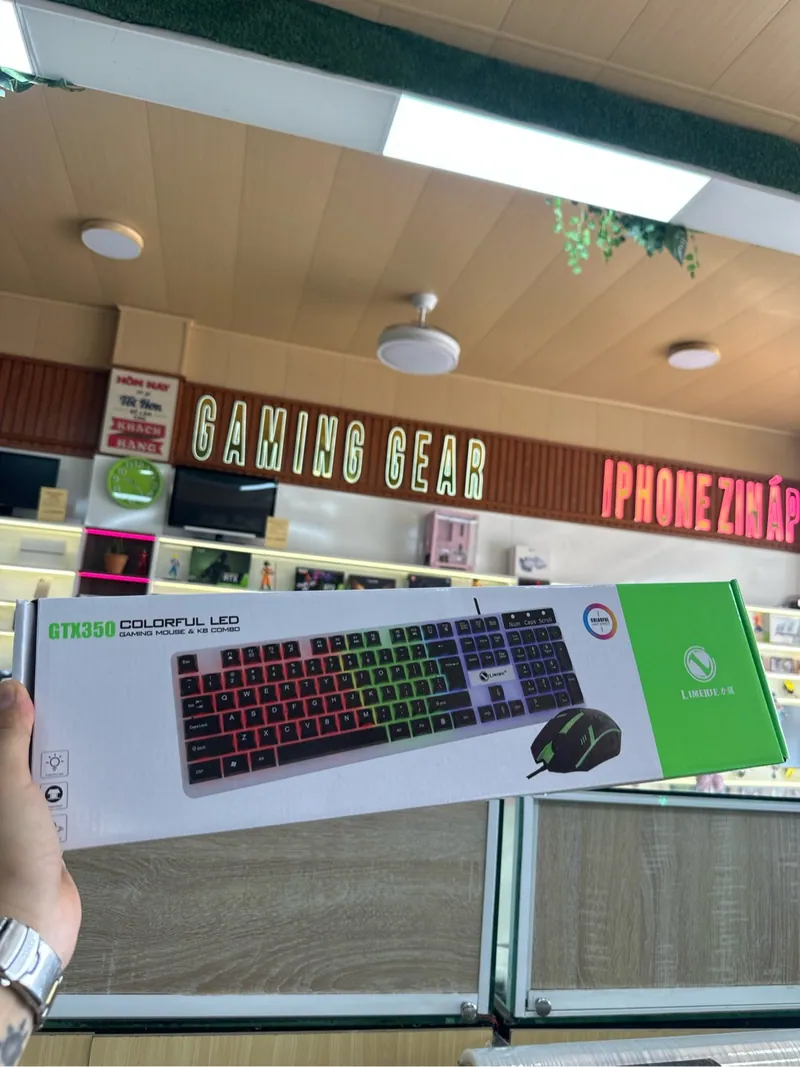 Combo Chuột Phím Giả Cơ GTX 350 - LED