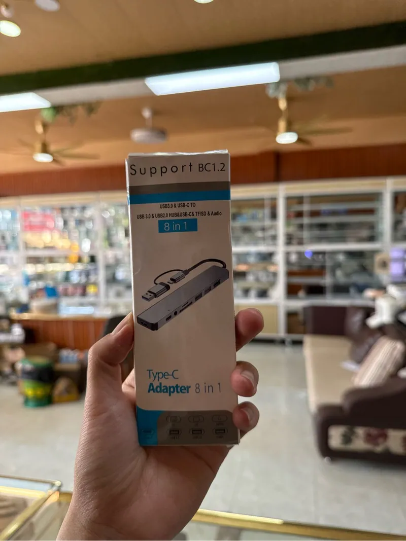 Hub Type C USB 3.0 Cổng Chuyển 8