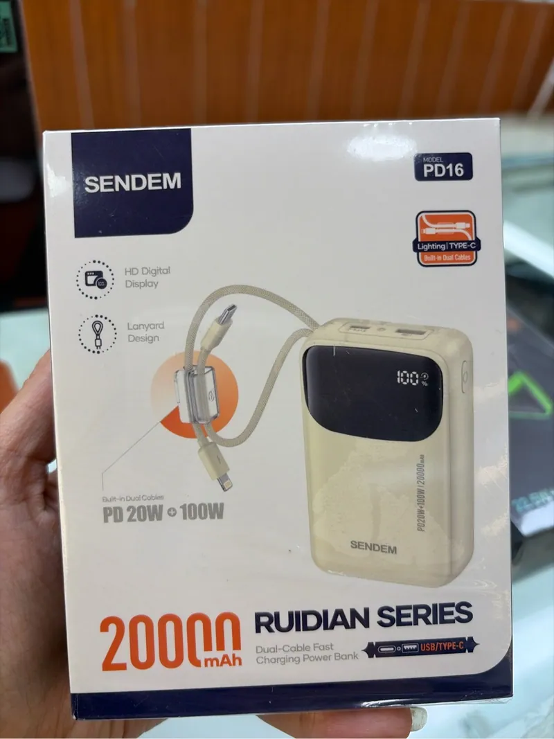 SẠC DỰ PHÒNG SENDEM 20.000mAh - PD16